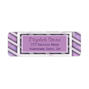 Etiqueta Modelo rayado diagonal moderno