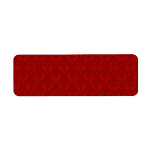 Etiqueta Modelo rojo del damasco