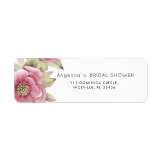 Etiqueta Modern Bride Shower Sticker