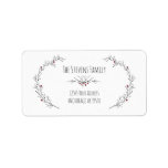 Etiqueta Modern, Christmas, Holly Berry<br><div class="desc">Modern, Holly Berry Holiday address labels. Add a custom touch to your holiday envelopes and cards with this cute and festive address label. Full customizable modern address label with hand drawn holly berries. Coordinating hand drawn holly berries holiday designs are available within our Modern Christmas Holly Collection at MetroEvents on...</div>
