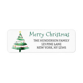 ETIQUETA MODERN  CHRISTMAS TREE