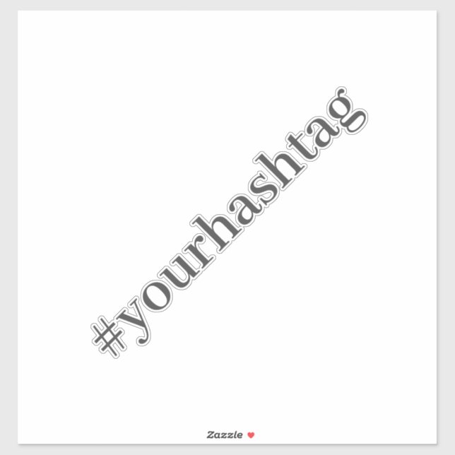 Etiqueta moderna (Hoja)