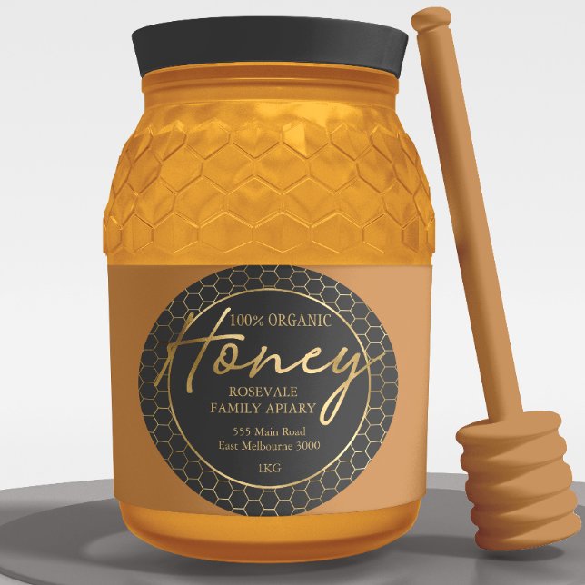 Etiqueta moderna de abono con carbón vegetal de or (Subido por el creador)