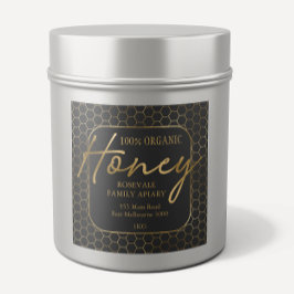 Etiqueta moderna de abono con carbón vegetal de or