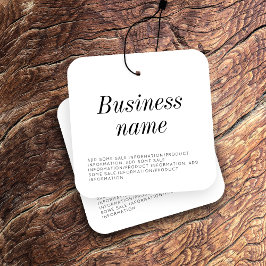 Etiqueta moderna de coloración de ropa