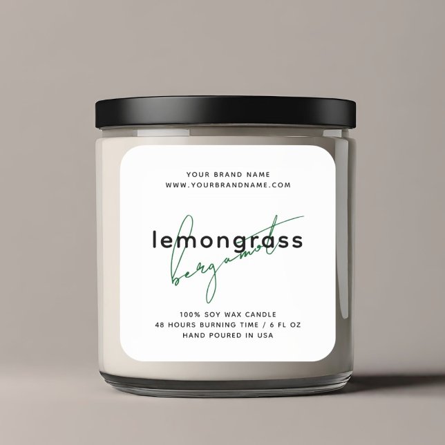 Etiqueta moderna de cosmética de velas de envasado (Subido por el creador)