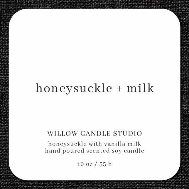 Etiqueta moderna de empaquetado comercial de velas (Subido por el creador)