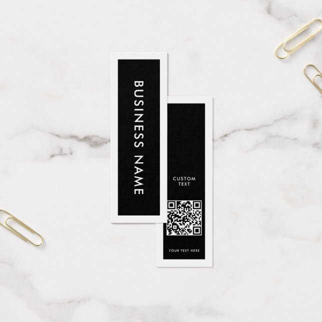 Etiqueta moderna de etiqueta de ropa de código QR (Oficina)