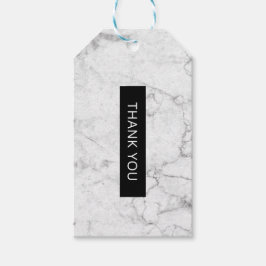 Etiqueta moderna de mármol