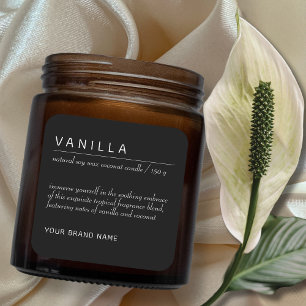 Etiqueta moderna de productos cosméticos minimalis