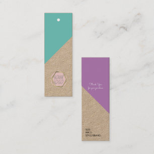 Etiqueta moderna de promoción de marca de ropa con