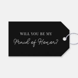 Etiqueta moderna de propuesta de dama de honor