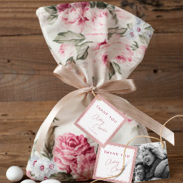 Etiqueta moderna de Rosa magenta de oro de boda mí