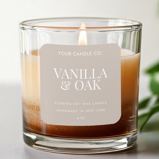 Etiqueta moderna de velas (Subido por el creador)