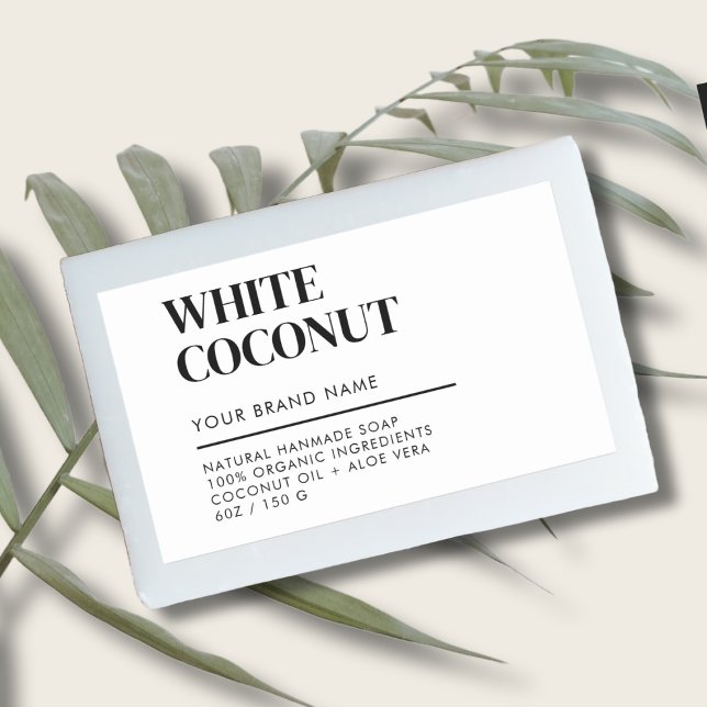 Etiqueta moderna del jabón de embalaje del product (Subido por el creador)