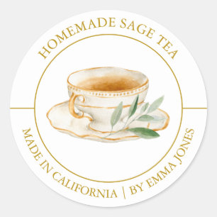 Etiqueta moderna del té sabio