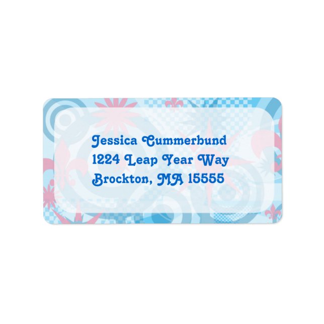 Etiqueta Moderna Diversión Indie Vibes Diseño de Arte (Frente)