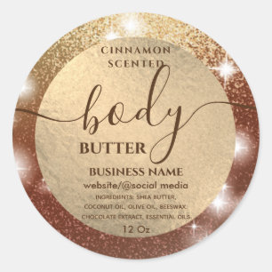 Etiqueta moderna elegante del cuerpo del guión bri