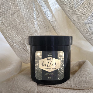 Etiqueta moderna elegante del cuerpo del guión bri