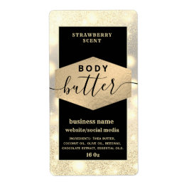 Etiqueta moderna elegante del cuerpo del guión bri