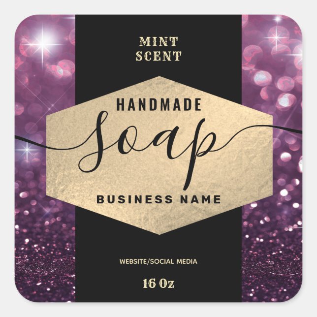 Etiqueta moderna elegante del cuerpo del guión bri (Anverso)