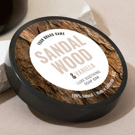 Etiqueta Moderna Elegante Del Spa Del Jabón Con Fo