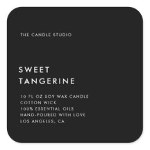 Etiqueta moderna Minimalista de los cosméticos de