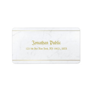 Etiqueta Moderna y elegante caligrafía de estilo antiguo de
