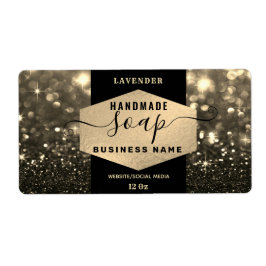 Etiqueta moderna y elegante de guión corto