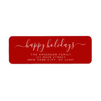 Moderna y elegante tipografía de guiones Felices v