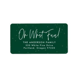 Etiqueta Moderno Oh Qué Divertido Guión Dirección de Retorn