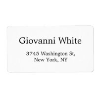 Moderno y elegante estilo de diseño negro y blanco