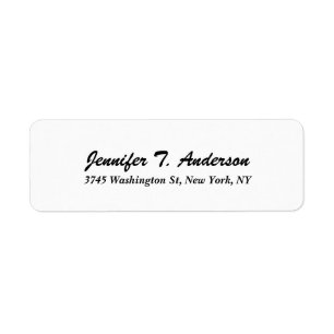 Etiqueta Moderno y moderno guión profesional elegante de mo