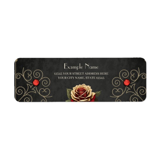 Etiqueta Momentos dorados de amor. (Frente)