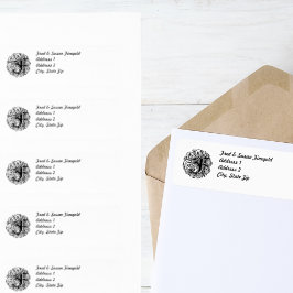 Etiqueta Monarchia "F" Address