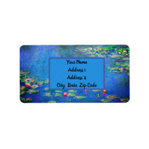 Etiqueta Monet Water Lilies 1906
