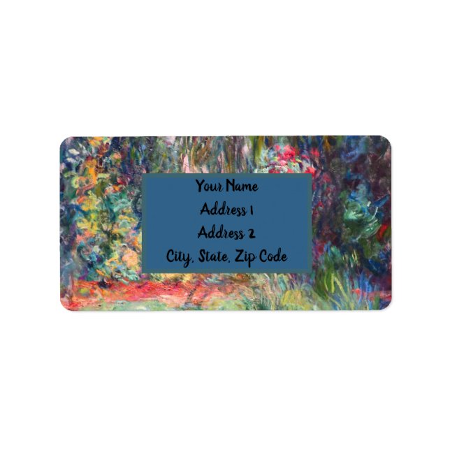 Etiqueta Monet Water Lily Pond (Frente)