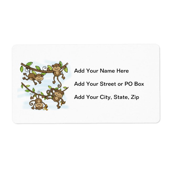 Etiqueta Monkey Shine (Frente)