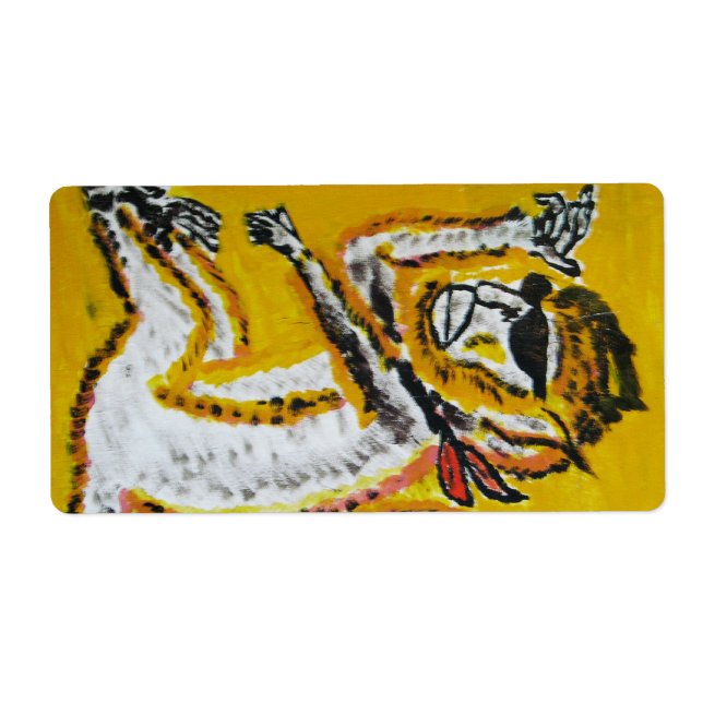 Etiqueta Mono Circus Art (Frente)