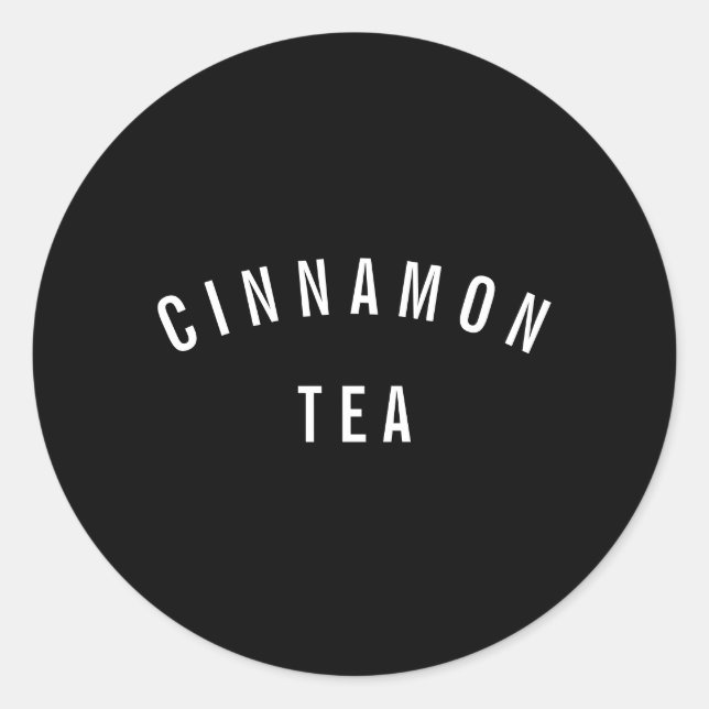 Etiqueta monocromática mínima para café de té mode (Anverso)