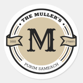 Etiqueta monográfica de personalizado