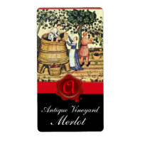 MONOGRAMA DE SEGURIDAD DE LA CERRADURA DE VINEYARD