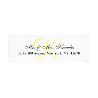 Etiqueta Monograma Personalizable ✨ Chic y Único Personal