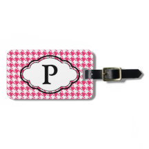 Etiqueta Monogramo para el equipaje - Houndstoth -