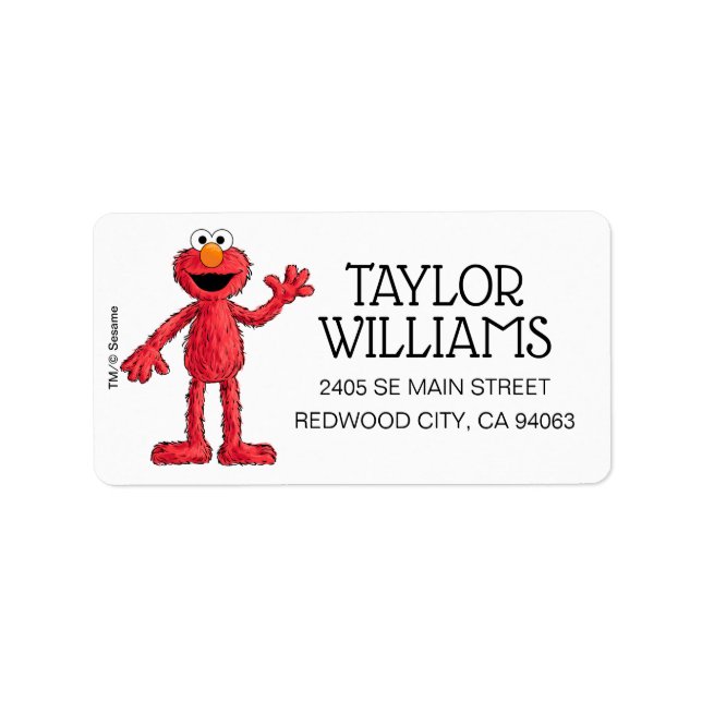 Etiqueta Monstruo al final de esta historia | Cutie Elmo (Frente)