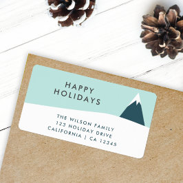 Etiqueta Montaña de nieve de vacaciones | Dirección de devo