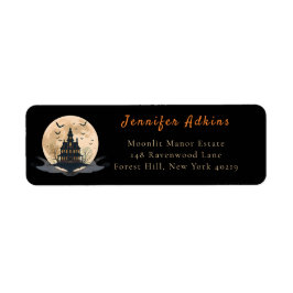 Etiqueta Moonlit Manor Halloween 