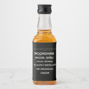Etiqueta Moonshine, definición