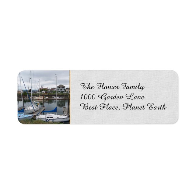 Etiqueta Moorage local (Frente)