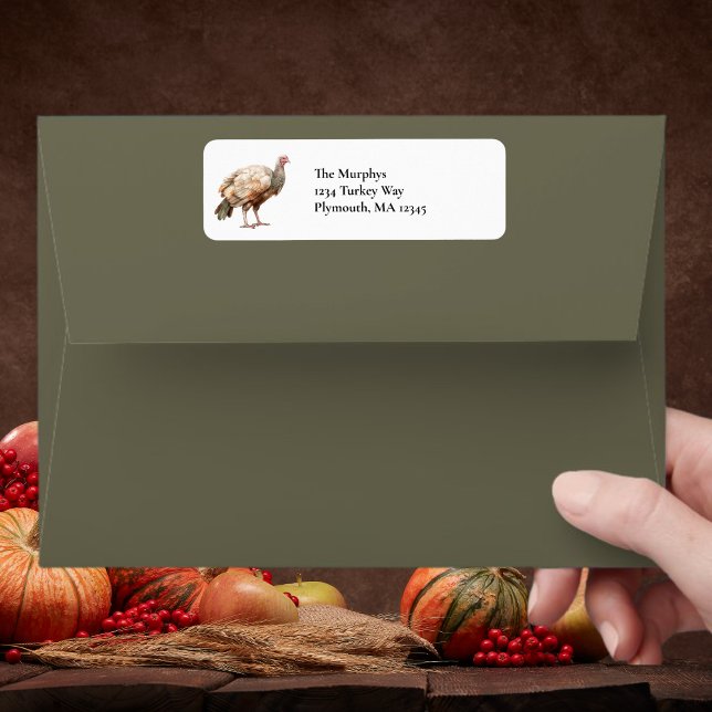 Etiqueta Morada acuarela verde Turquía Regreso de Acción de (Subido por el creador)